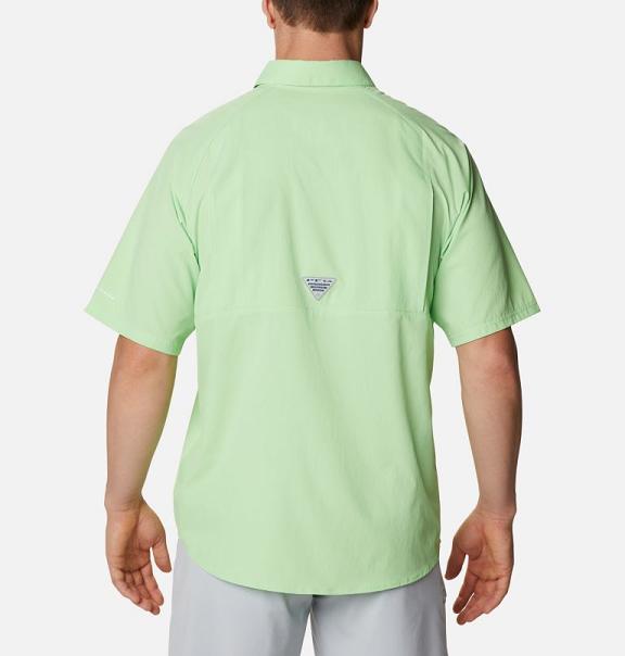 Columbia PFG Terminal Tackle Fishing Shirts Green For Men's NZ87541 New Zealand